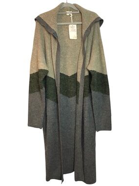 Hem & Thread Heathered Gray Knit Cardigan